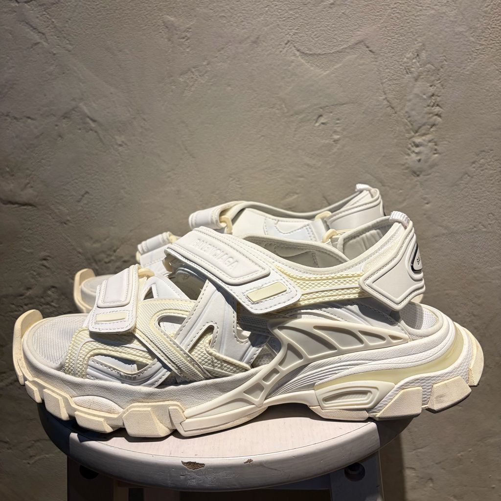 BALENCIAGA バレンシアガ Track Sandal サンダル 617542 ホワイト Size:43【代官山B05】