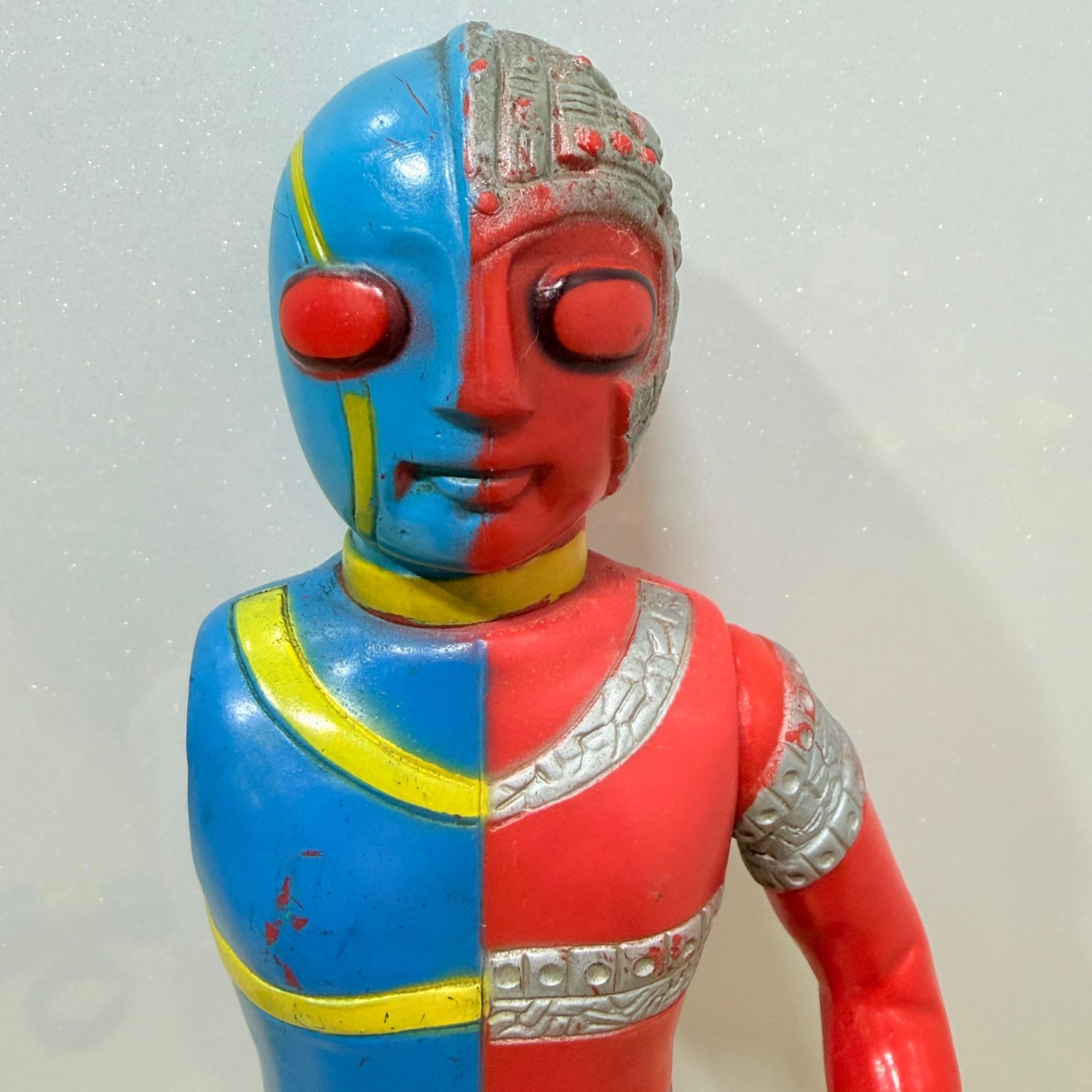 当時物・タカトク製】ジャンク品 人造人間キカイダー ソフビ