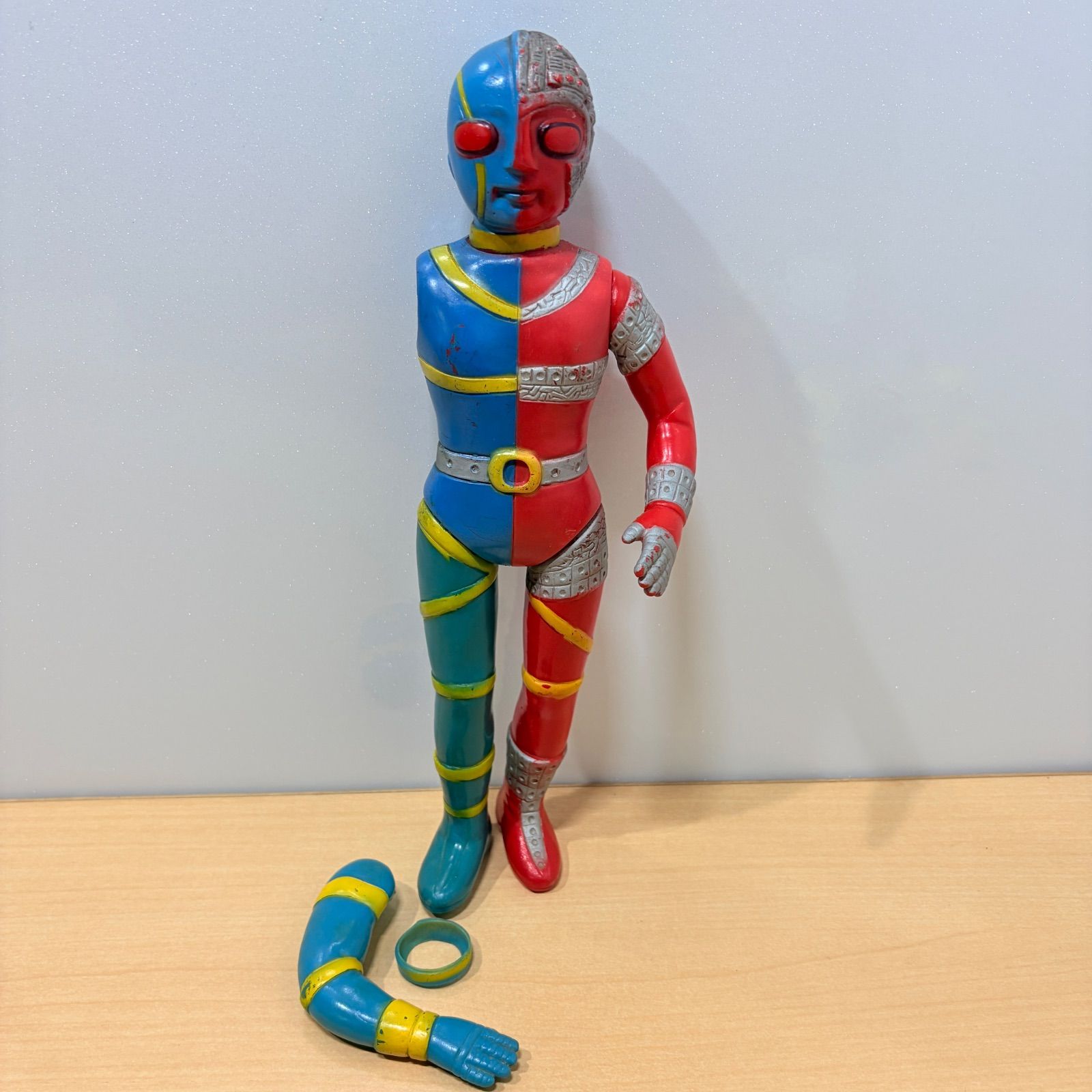 当時物・タカトク製】ジャンク品 人造人間キカイダー ソフビ