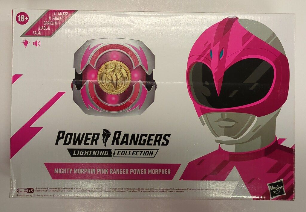 HASBRO LIGHTNING COLLECTION POWER RANGERS ZEO/MIGHTY MORPIHN POWER MORPHER/MIGHTY MORPIHN PINK RANGER