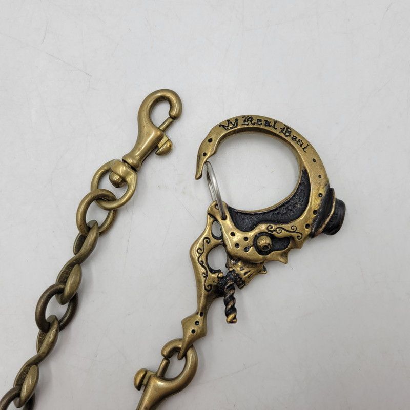 中古品】 GALCIA ガルシア REAL DEAL SKULL WALLET CHAIN リアル