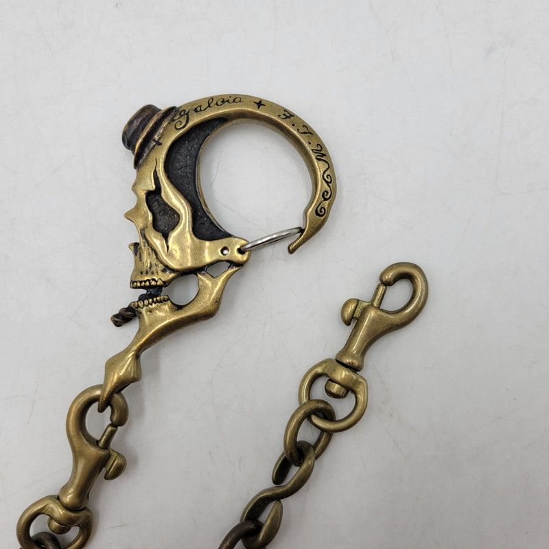 中古品】 GALCIA ガルシア REAL DEAL SKULL WALLET CHAIN リアル