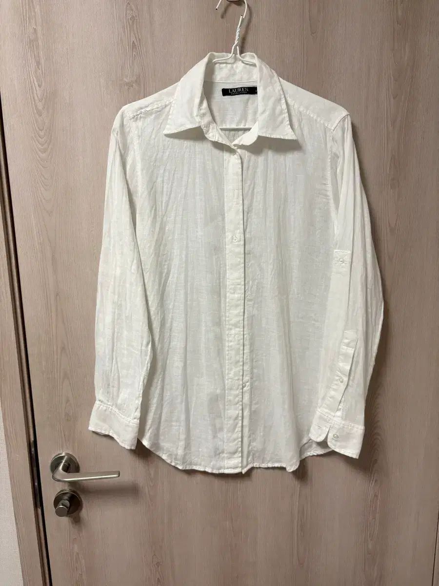 ラルフローレン 正規品 ロールアップ リネンシャツ