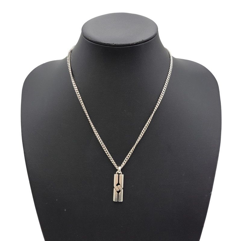 中古品】 GUCCI グッチ AG925 インフィニティノット ネックレス