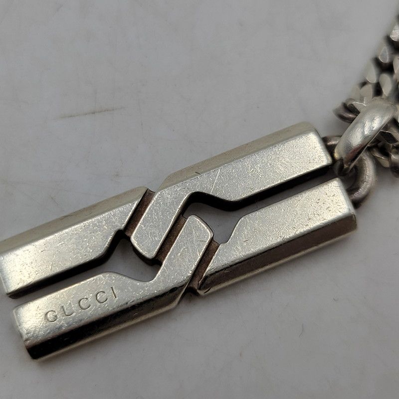 中古品】 GUCCI グッチ AG925 インフィニティノット ネックレス