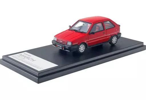 【中古】ミニカー 1/43 NISSAN MARCH TURBO 1985(レッド) 「ハイストーリーシリーズ」 [HS285RE]