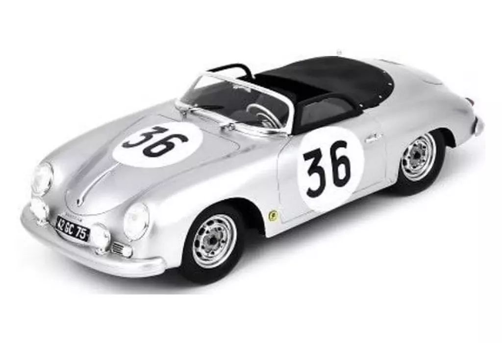【中古】ミニカー 1/18 Porsche 356 Speedster Le Mans 24H 1957 M. Stoline - R. Bourel #36 [18S677]