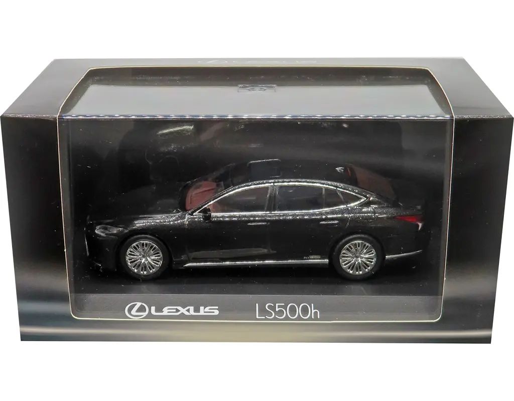 【中古】ミニカー 1/43 レクサス LS500h(ブラック) レクサス特注