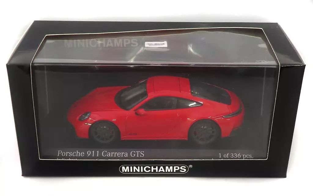 【中古】ミニカー 1/43 ポルシェ 911 (992.2) カレラ GTS 2024 (レッド) [410064120]