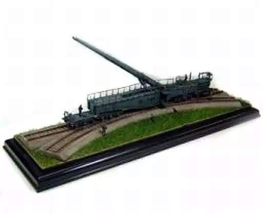 【中古】ミニカー 1/144 German Railway Gun 28cm K5(E) LEOPOLD(グレー) -ドイツ軍 28cm列車砲 K5(E) レオポルド- 「ジャイアントアーマーシリーズ」 [20025]