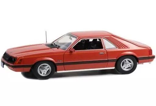 【中古】ミニカー 1/18 1979 Ford Mustang Ghia - Medium Red with Black Stripe Treatment 「チャーリーズ・エンジェル(1976-1981 TV Series)」 [13601]