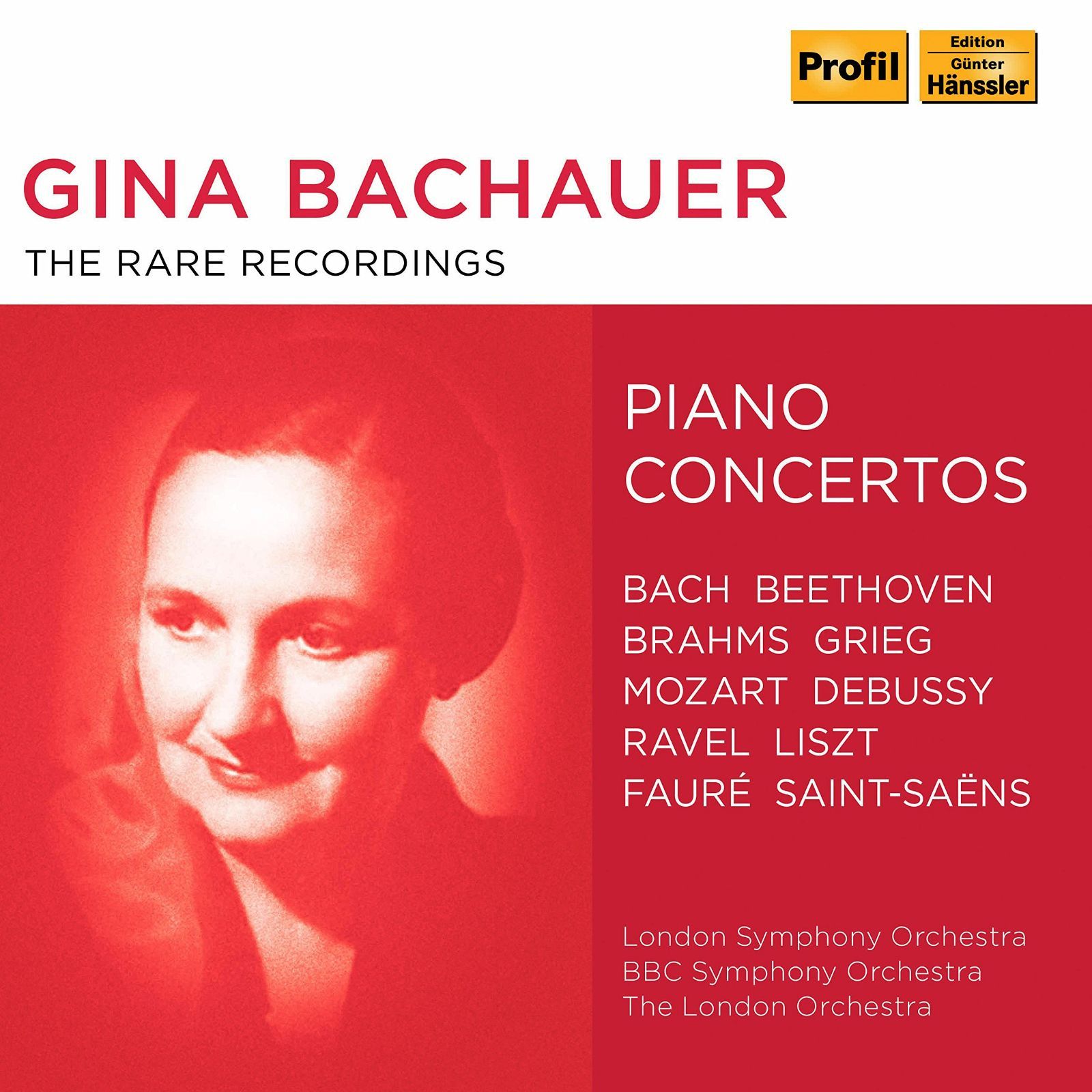 【CD】Gina Bachauer - The Rare Recordings - Piano Concertos