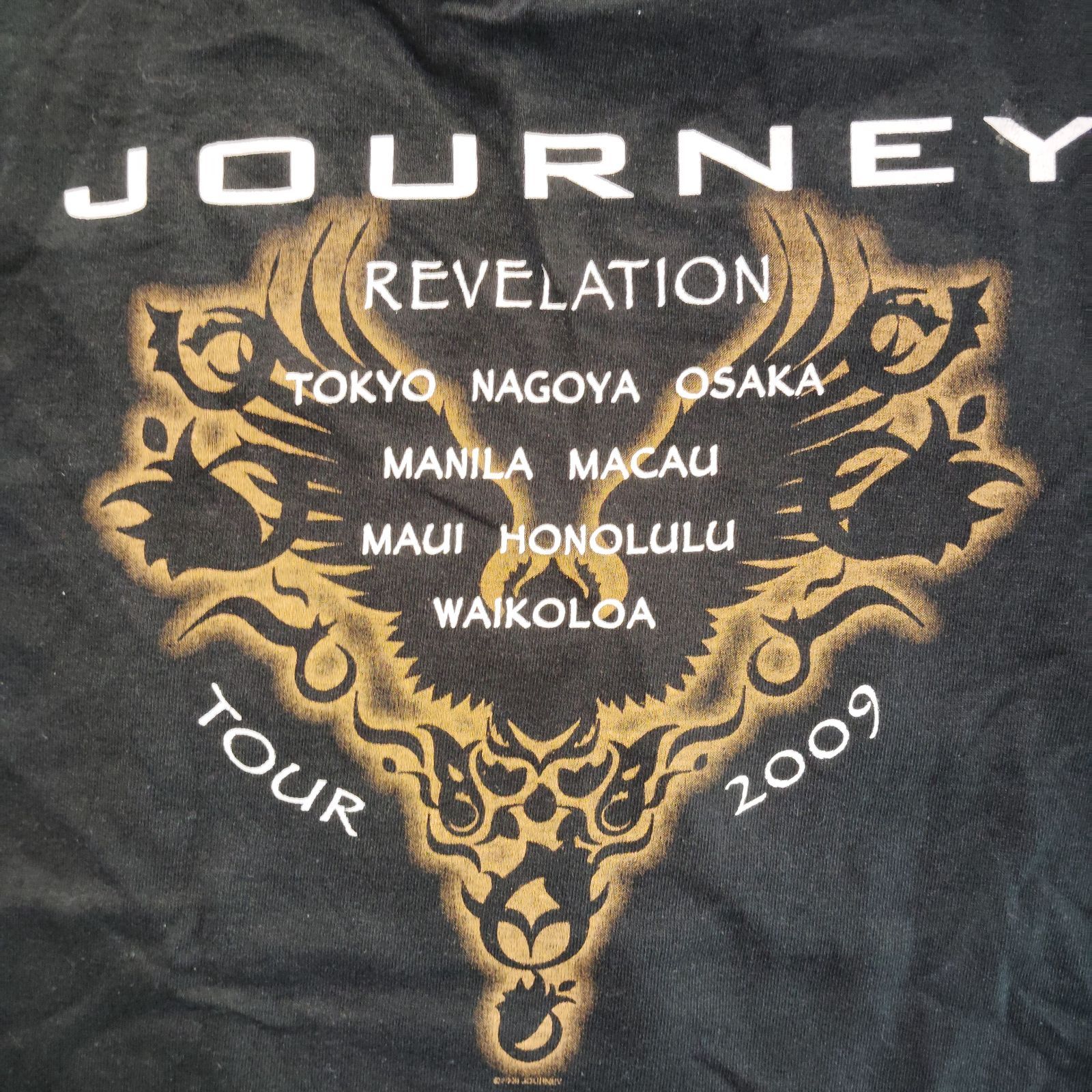 Journey 2009 REVELETION TOUR Tシャツ SHOOTボディ 両面 ジャーニー 