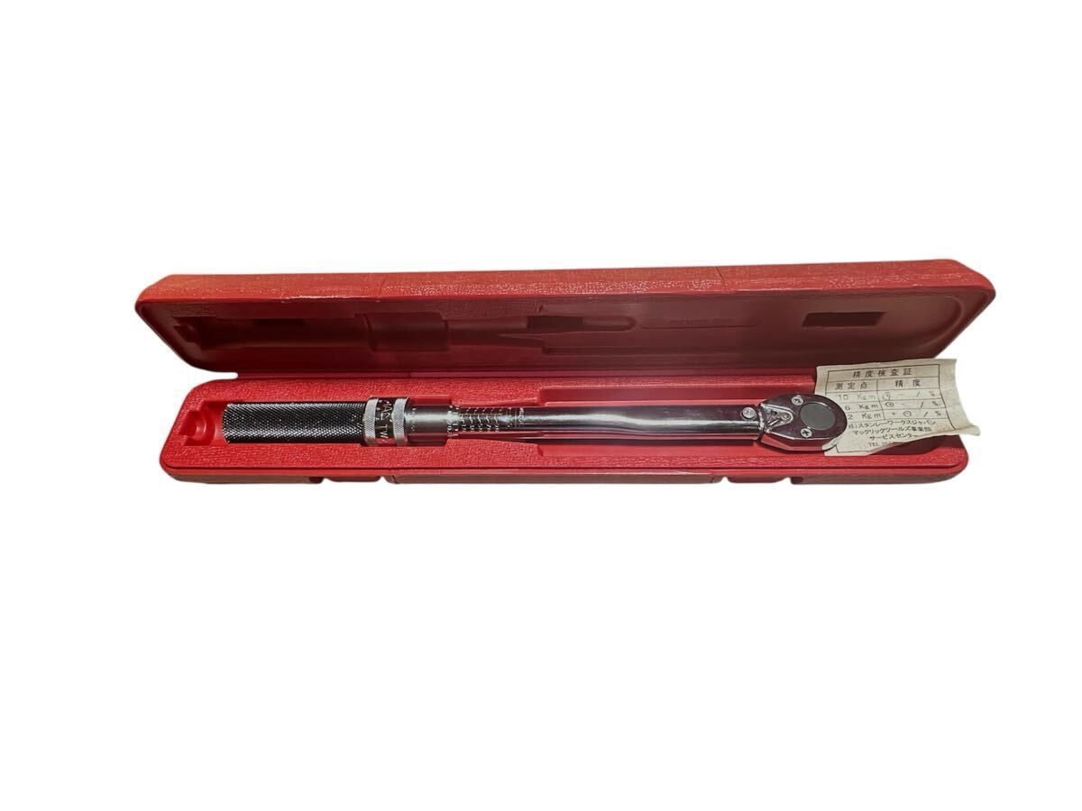 美品 MAC TOOLS マック ツールズ 3/8 プリセットトルク レンチ TWX100J ケース付き 14,400円