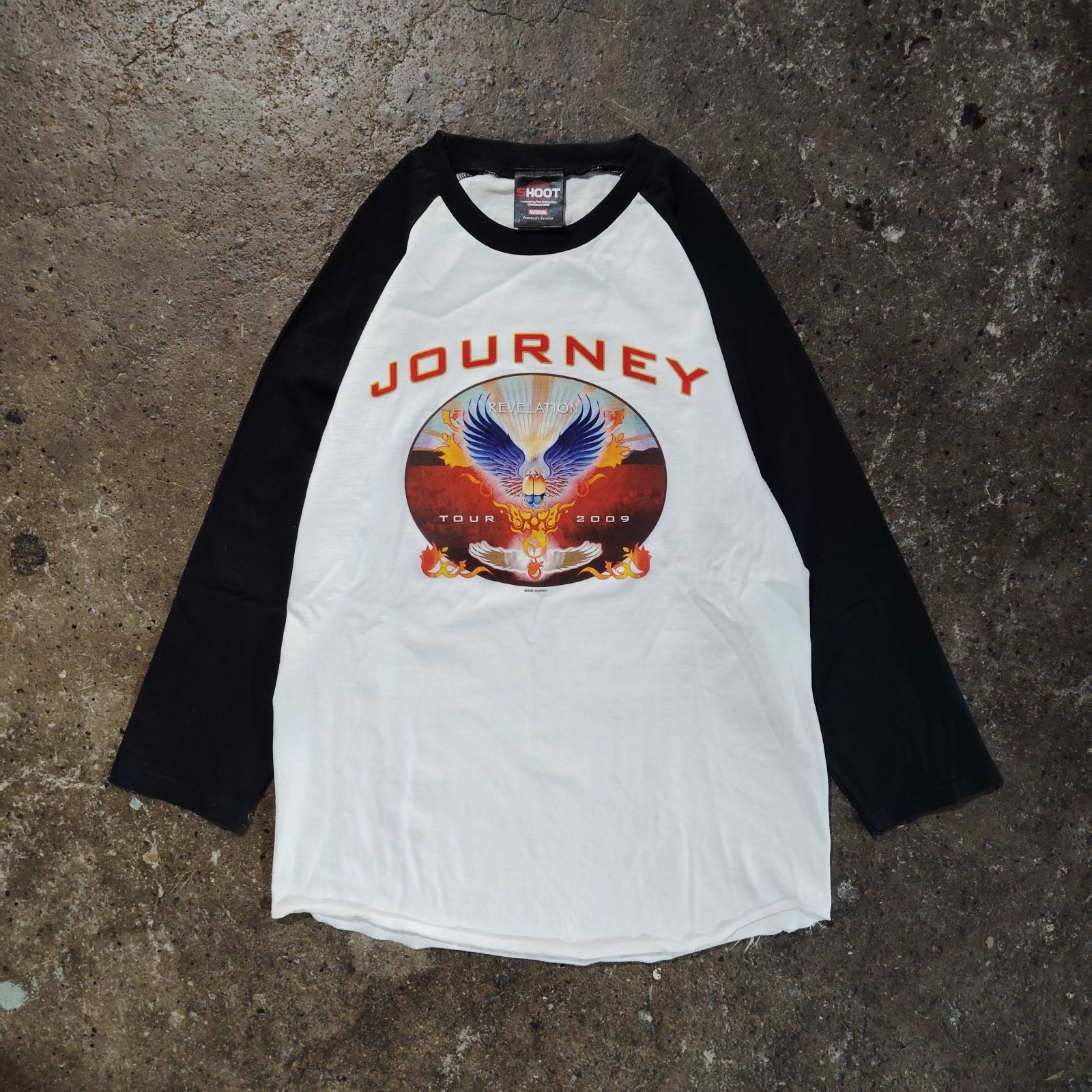 Journey 2009 REVELETION TOUR ラグランカットソー SHOOTボディ ジャーニー 00s バンドT
