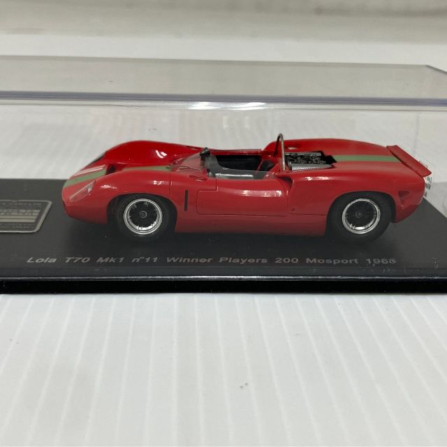 FLY LOLA T70 1：43 ミニカー　1945 SPARK 1/43 Lola T70 MK1 Winner Players 200 Mosport 1965 S1467