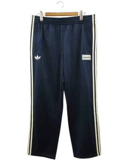 アディダス adidas オアシス OASIS ツアー ファイヤーバード トラックパンツ ジャージ ネイビー 2XL