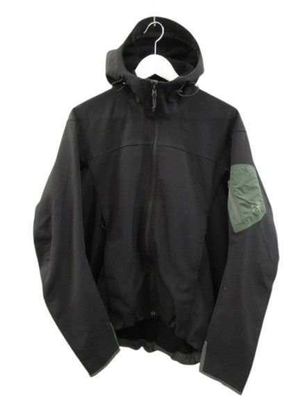 アークテリクス ARC'TERYX 5840 EPSILON SV HOODY JACKET ソフトシェルジャケット ジップパーカー ブラック S ☆AA★