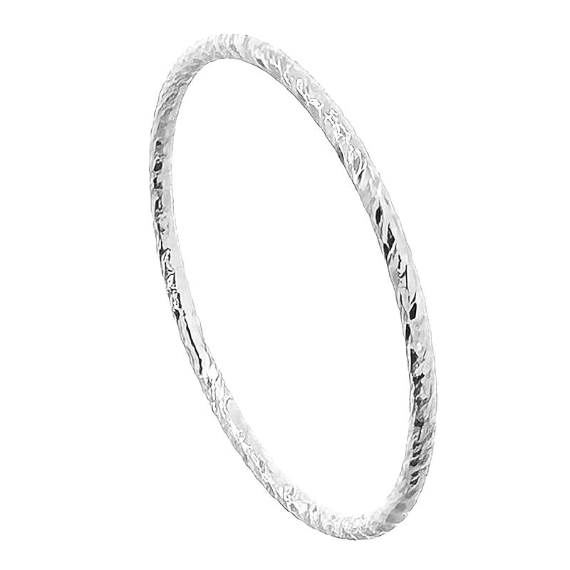 [ジュエリーショップエム] リング 指輪 レディース メンズ Silver925 シンプル スクリュー ツイスト シルバー k14gf23 7号 SV