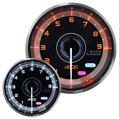 オートゲージ AUTOGAUGE タコメーター 車用 ホワイト/アンバーLED 60Φ 日本製(沖縄・離島の方不可) 73abc4f6