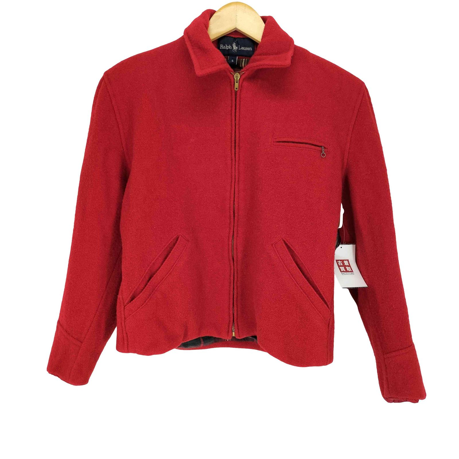 ラルフローレン RALPH LAUREN USA製 ウールジャケット レディース 6
