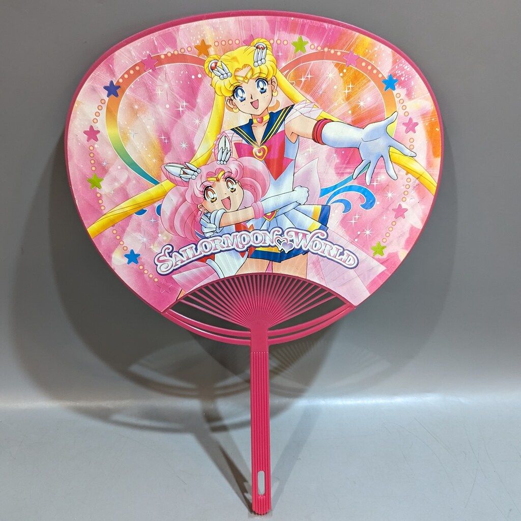 セーラームーンワールド うちわ(スーパーセーラームーン&スーパーちび