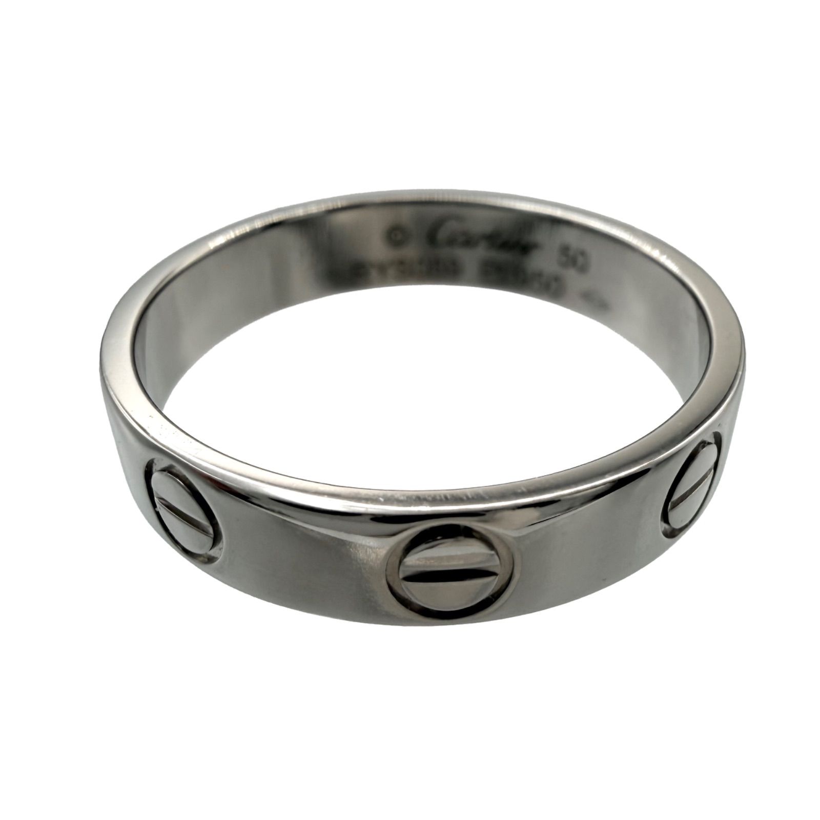 Cartier カルティエ ミニラブ リング 50 Pt950 プラチナ - メルカリ