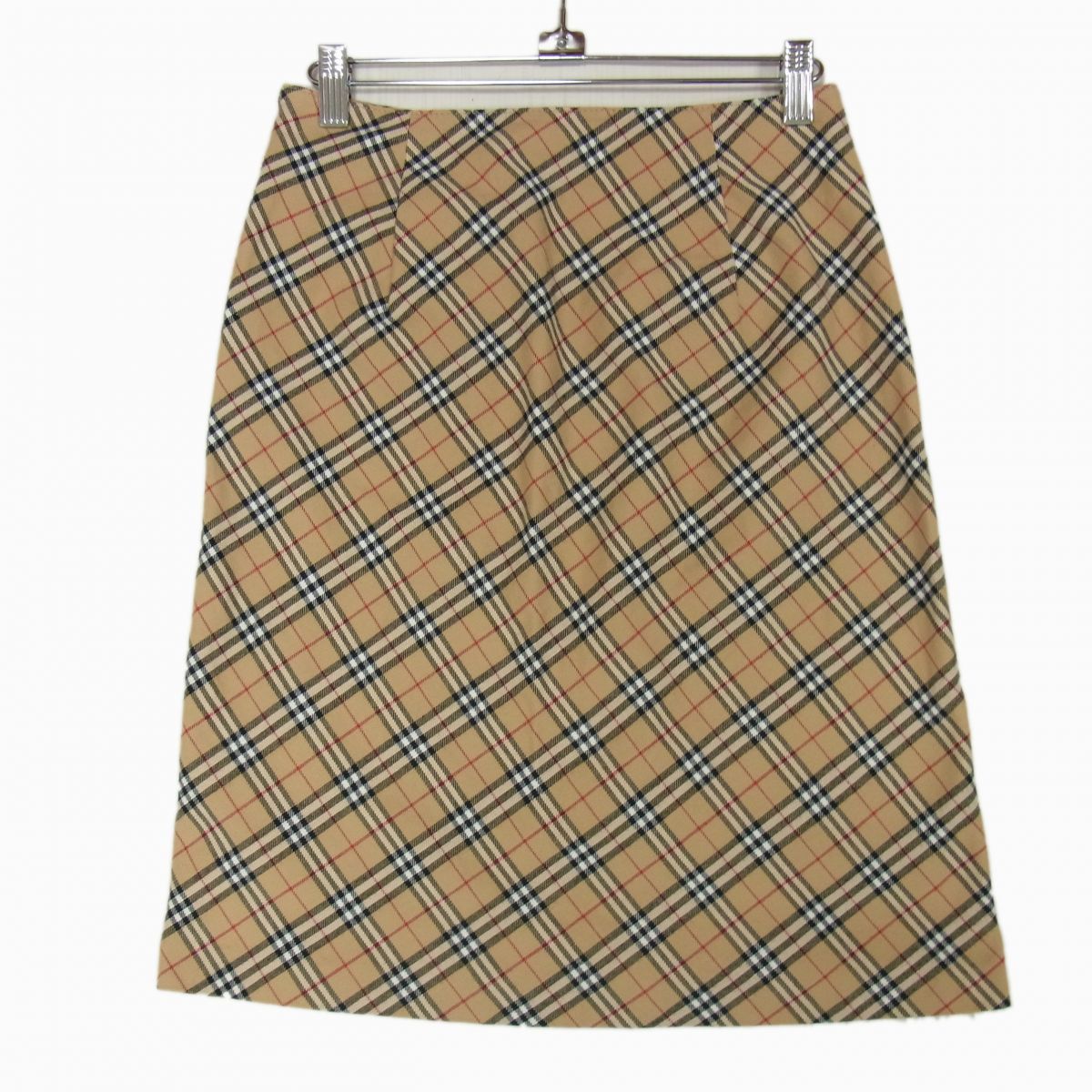バーバリーブルーレーベル　ノバチェックキャミソール　チュニック Aラインスカート ◇BURBERRY LONDON BLUE LABEL Aライン スカート ノバチェック