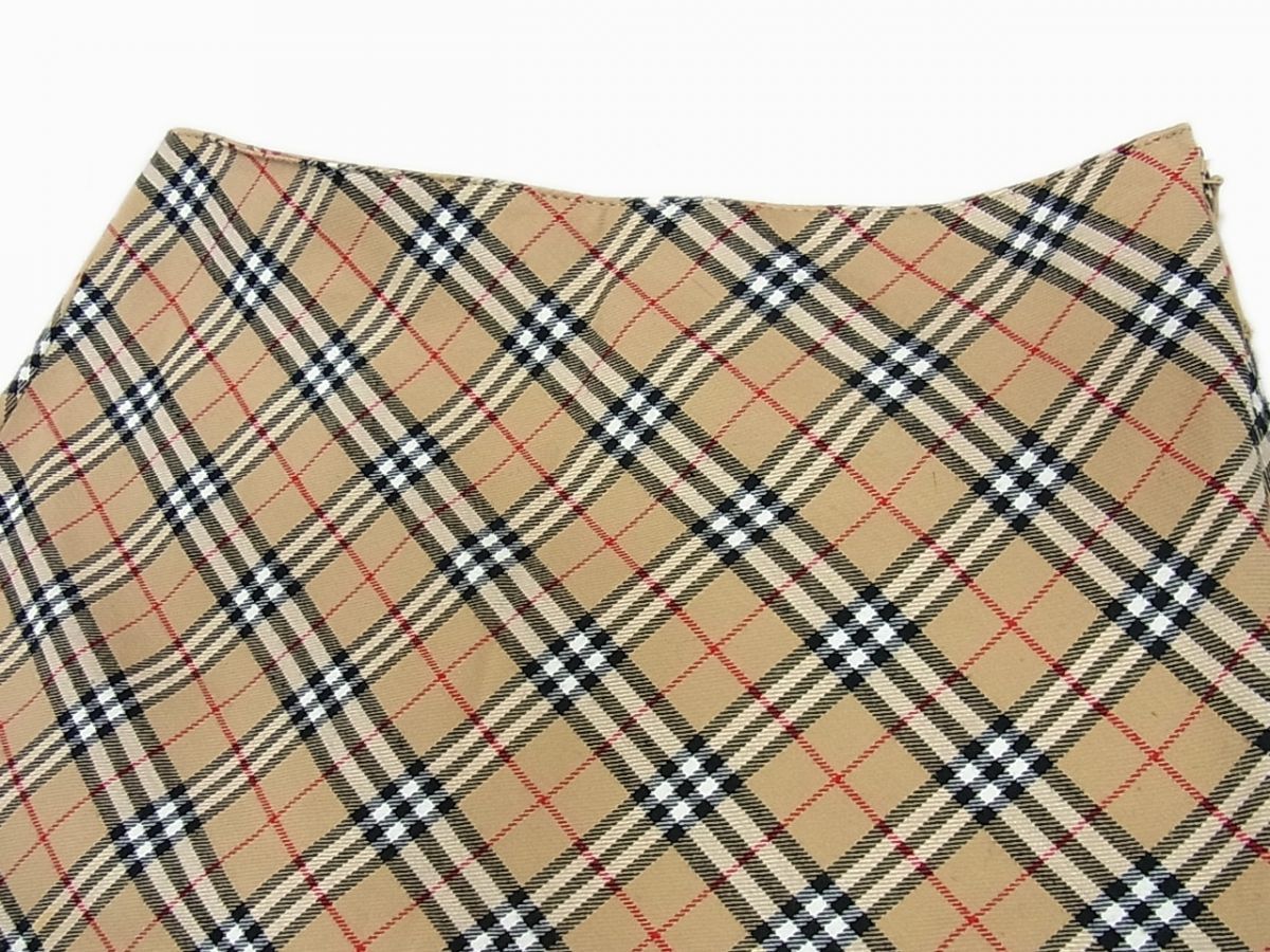◇BURBERRY LONDON BLUE LABEL Aライン スカート ノバチェック