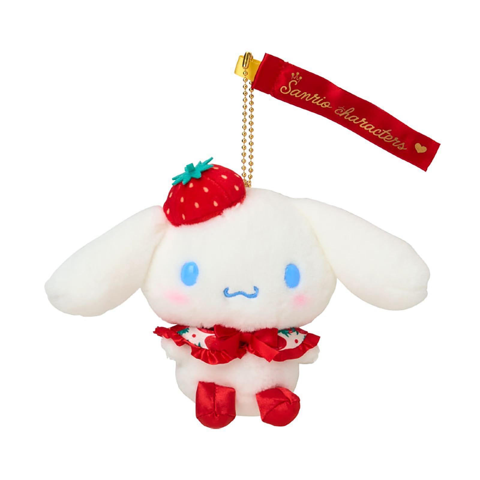 特価商品 サンリオ(SANRIO) マスコットホルダー（いちご新聞50周年） シナモロール ポリエステル・ナイロン・スチール 対象年齢6才以上 玩具 ストラップ 839027