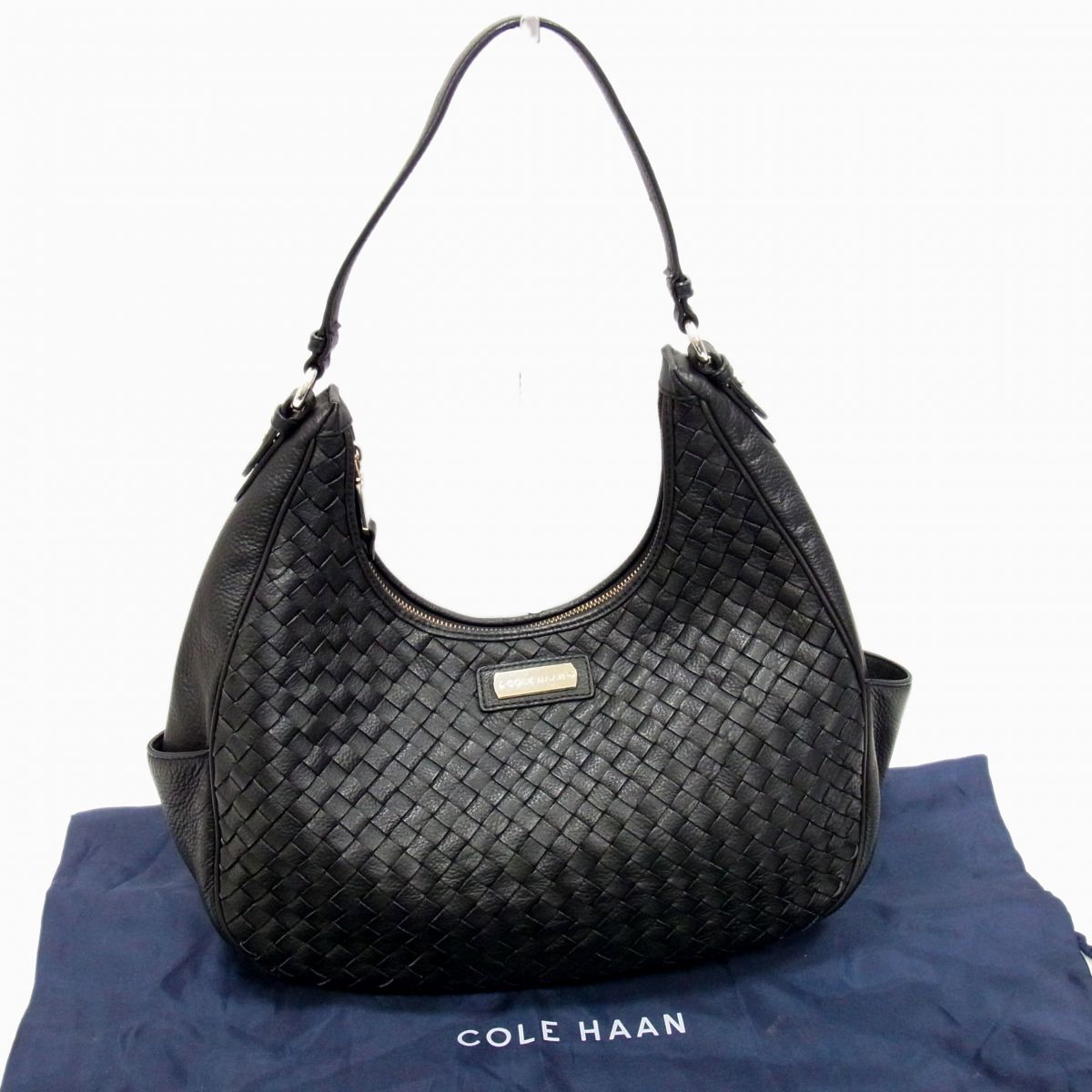 美品◇COLE-HAAN レザー ワンショルダーバッグ イントレチャート 肩