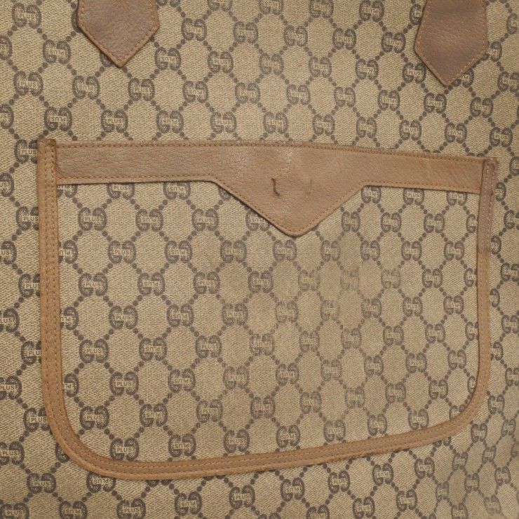 GUCCI（グッチ）PLUS プラスライン ヴィンテージ トートバッグ GG柄