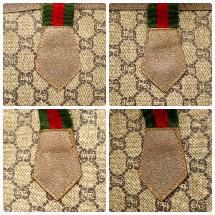 GUCCI（グッチ）PLUS プラスライン ヴィンテージ トートバッグ GG柄