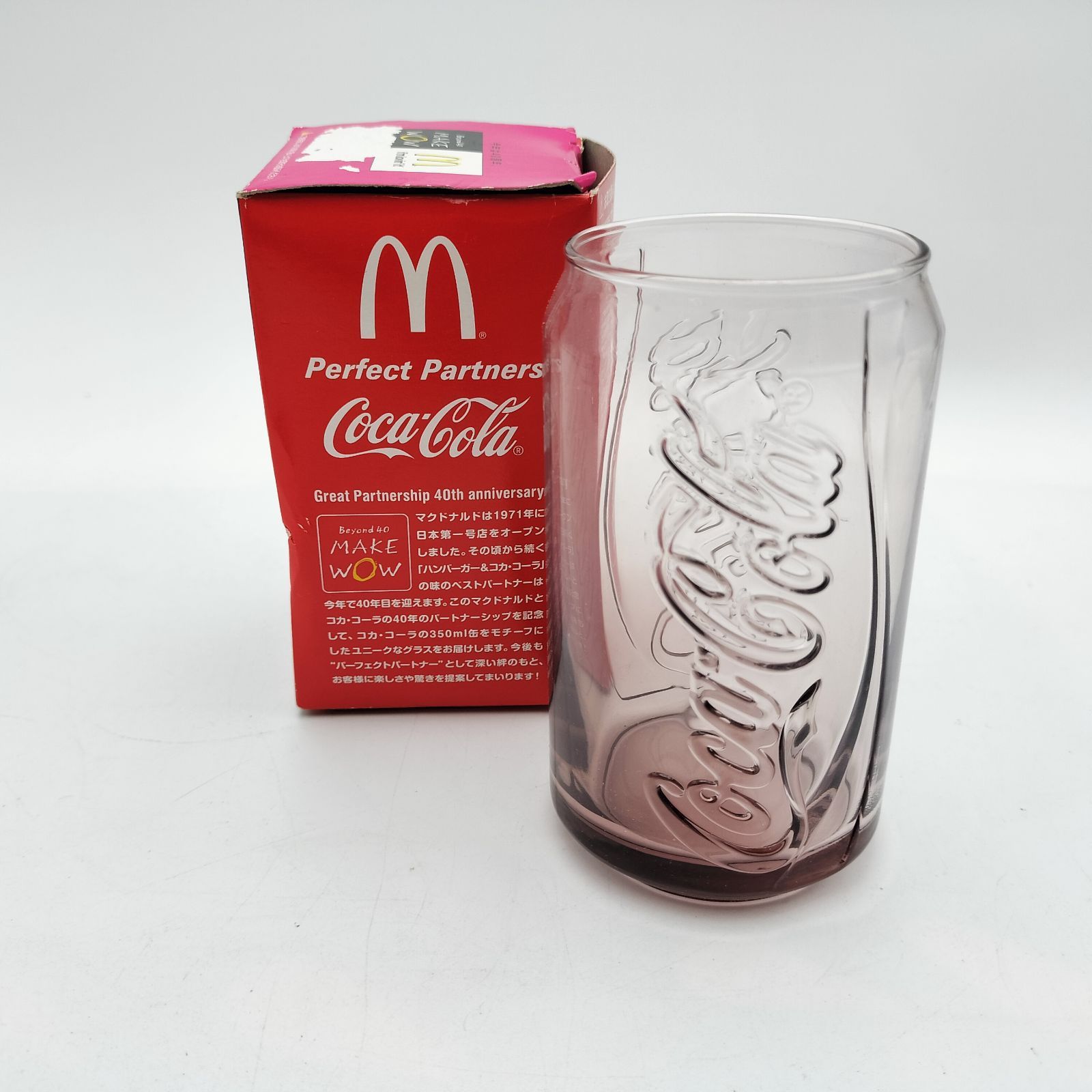 4色セット】マクドナルド×コカ・コーラ 40周年記念 缶型グラス