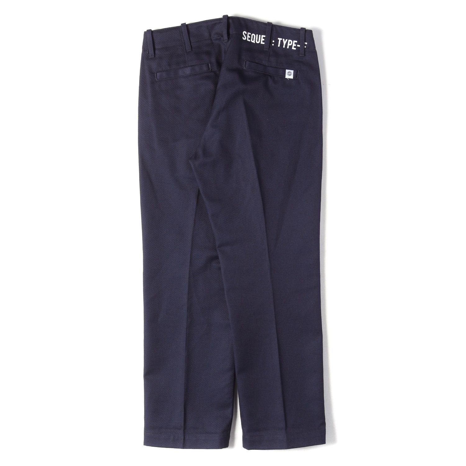 【美品】SEQUEL シークエル パンツ ネイビー 紺 サイズ:S | T/Cツイル ワーク チノパンツ (CHINO PANTS TYPE-F) | ボトムス ズボン【メンズ】【中古】