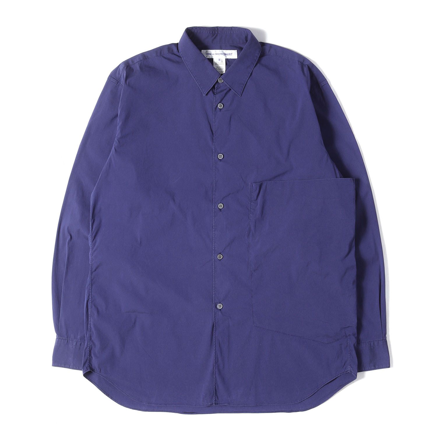 COMME des GARCONS SHIRT コムデギャルソン シャツ ネイビー 紺 サイズ