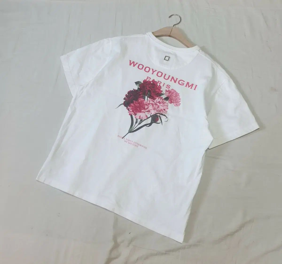 WOOYOUNGMI ウーヨンミ フラワー 白 半袖 Tシャツ 50 - メルカリ