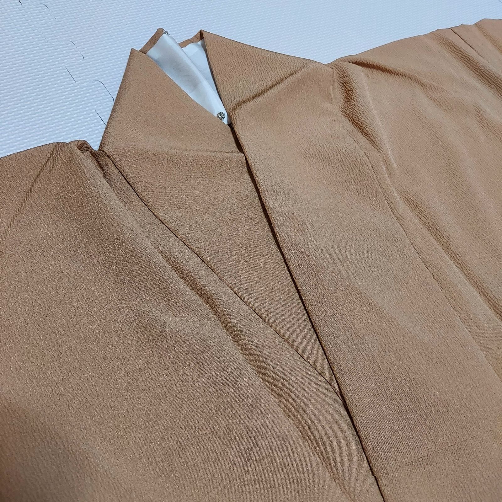 ポリエステル着物専門店in.style◇美品◇色無地着物◇単衣◇広衿◇一つ