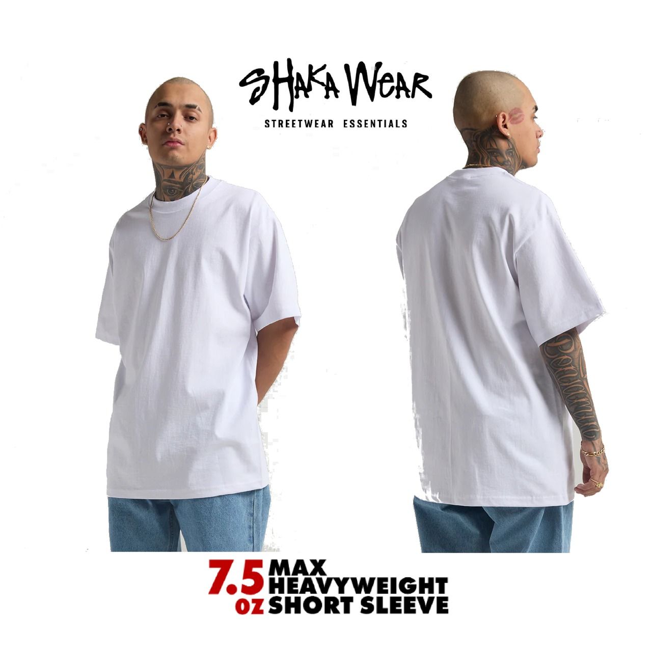 新品/US輸入] SHAKA WEAR (シャカウェア) 7.5 Oz Max Heavyweight T 