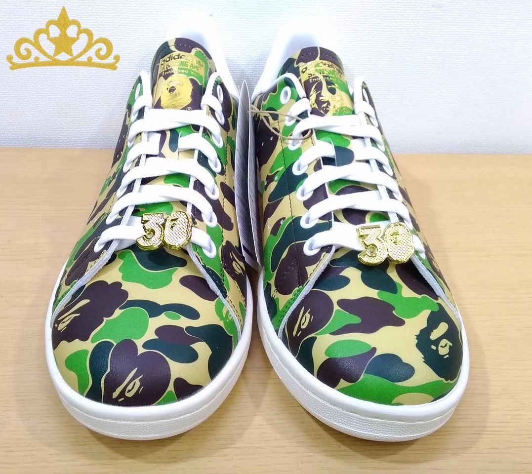 ADIDAS × A BATHING APE STAN SMITH 迷彩 スニーカー メンズ アディダス スタンスミス