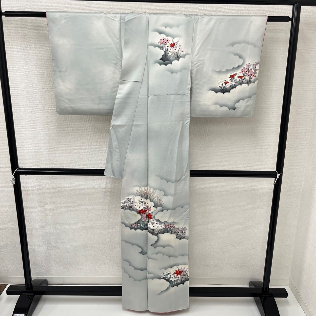 作家物 付下げ 紋無し 素敵な花の染め 訪問着 正絹 着物 MK-562 - メルカリ