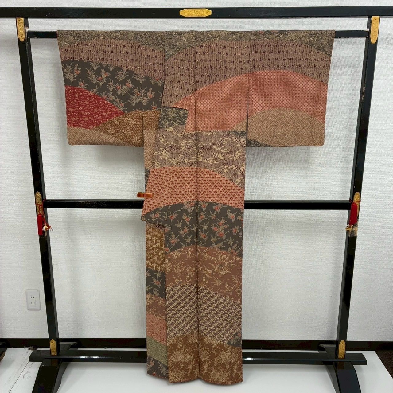 訪問着 美品 正絹 530 0219］訪問着 美品 辻ヶ花 逸品 正絹