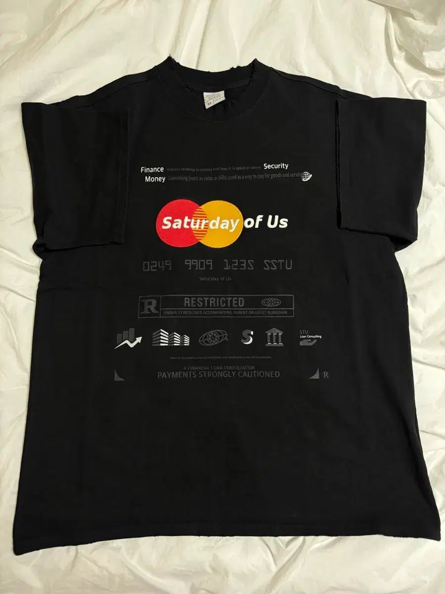 STU BANG EMBROIDERY PRINTING Tシャツ ブラック