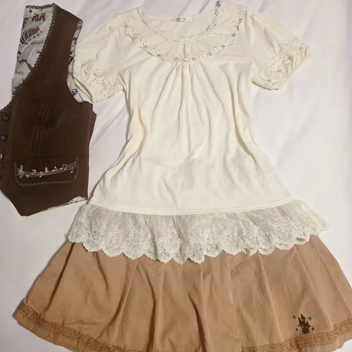 アクシーズファム(Axes Femme) ラテギャル/森ガール 3pc セット 8,644円