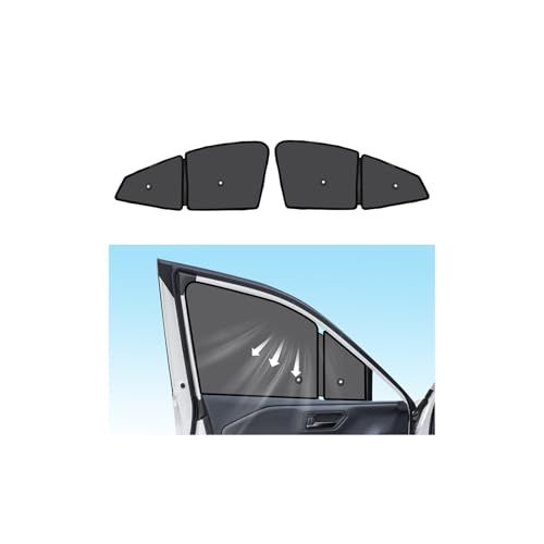 【CDEFG 2枚入 運転席/助手席】加厚改良型 トヨタ rav4 60系 サンシェード サイド メッシュカーテン マグネット式 rav4 カーシェード サイド用 車種専用 遮光 車窓カーテン 新型rav4 アクセサリー 断熱 UVカット 日 72240577