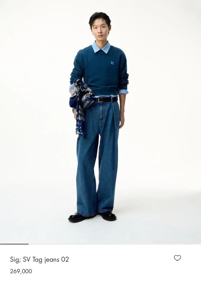 ADER ERROR シーグリ SV tag jeans 02 Lサイズ