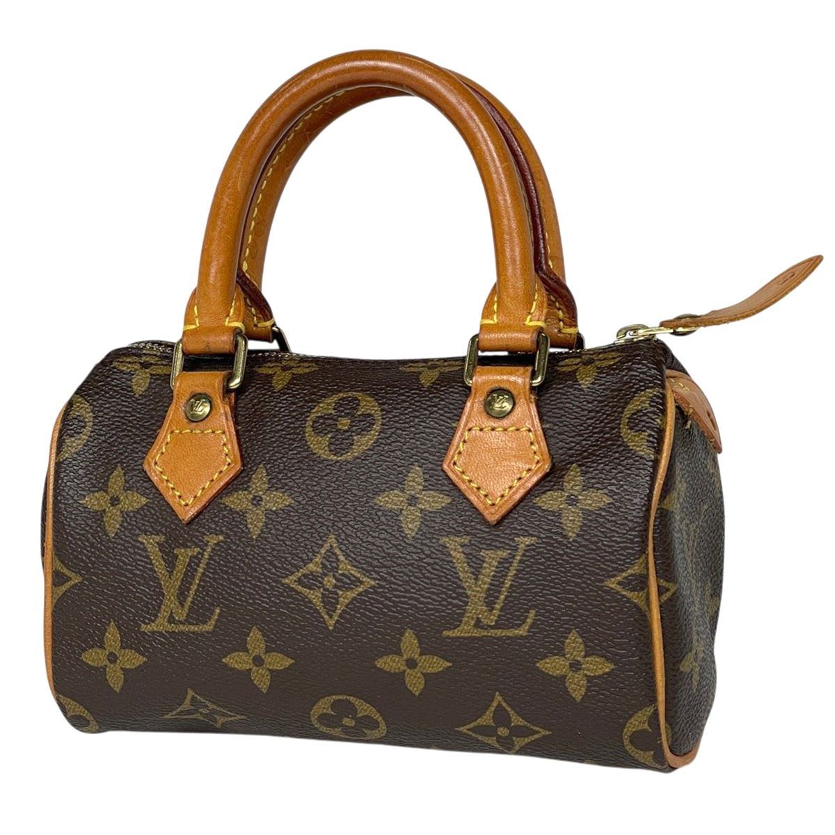ルイ・ヴィトン Louis Vuitton ミニ スピーディ ショッピング 手提げ ハンドバッグ モノグラム ブラウン M41534 レディース 【中古】