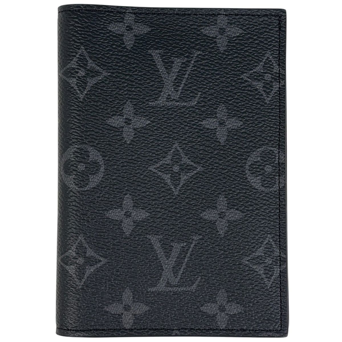 ルイ・ヴィトン Louis Vuitton クーヴェルテュール パスポールNM パスポート入れ モノグラムエクリプス ブラック M64501 メンズ 【中古】