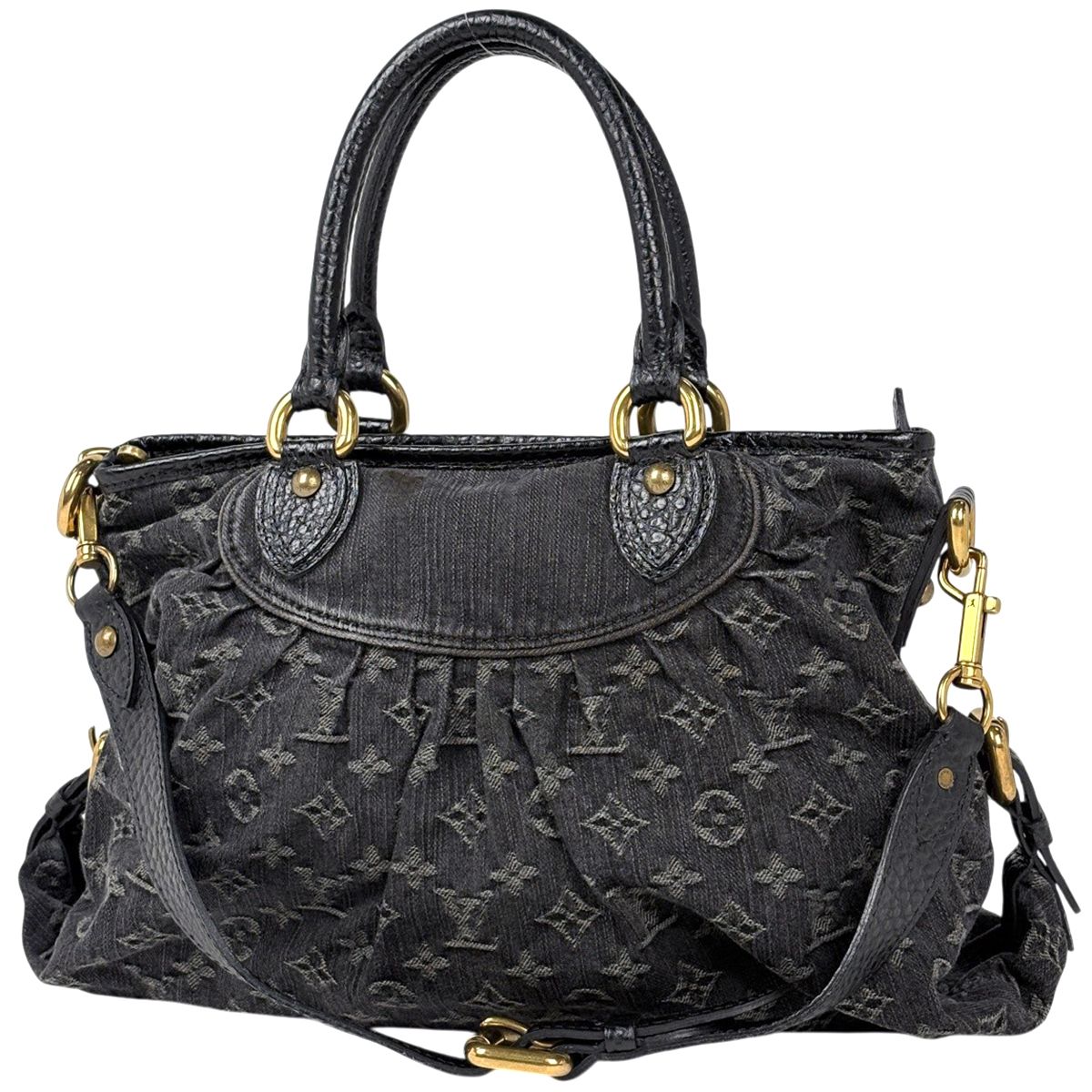 ルイ・ヴィトン Louis Vuitton ネオカビィMM 2WAY ショルダーバック ハンドバッグ モノグラムデニム ノワール(ブラック) M95351 レディース 【中古】