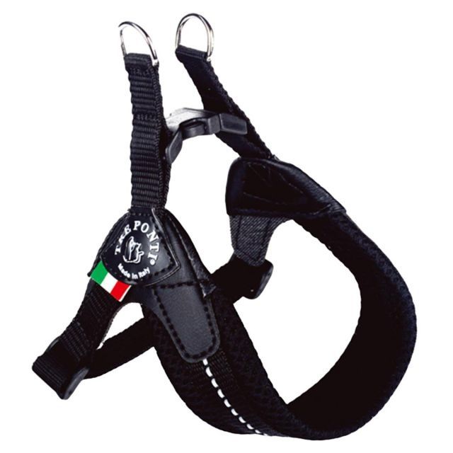 【送料無料】Tre Ponti (トレポンティ)Fibbia adjustable type SOFT MESH フィッビア ソフトメッシュ 調節可能 クッション性 通気性 ハーネス 犬